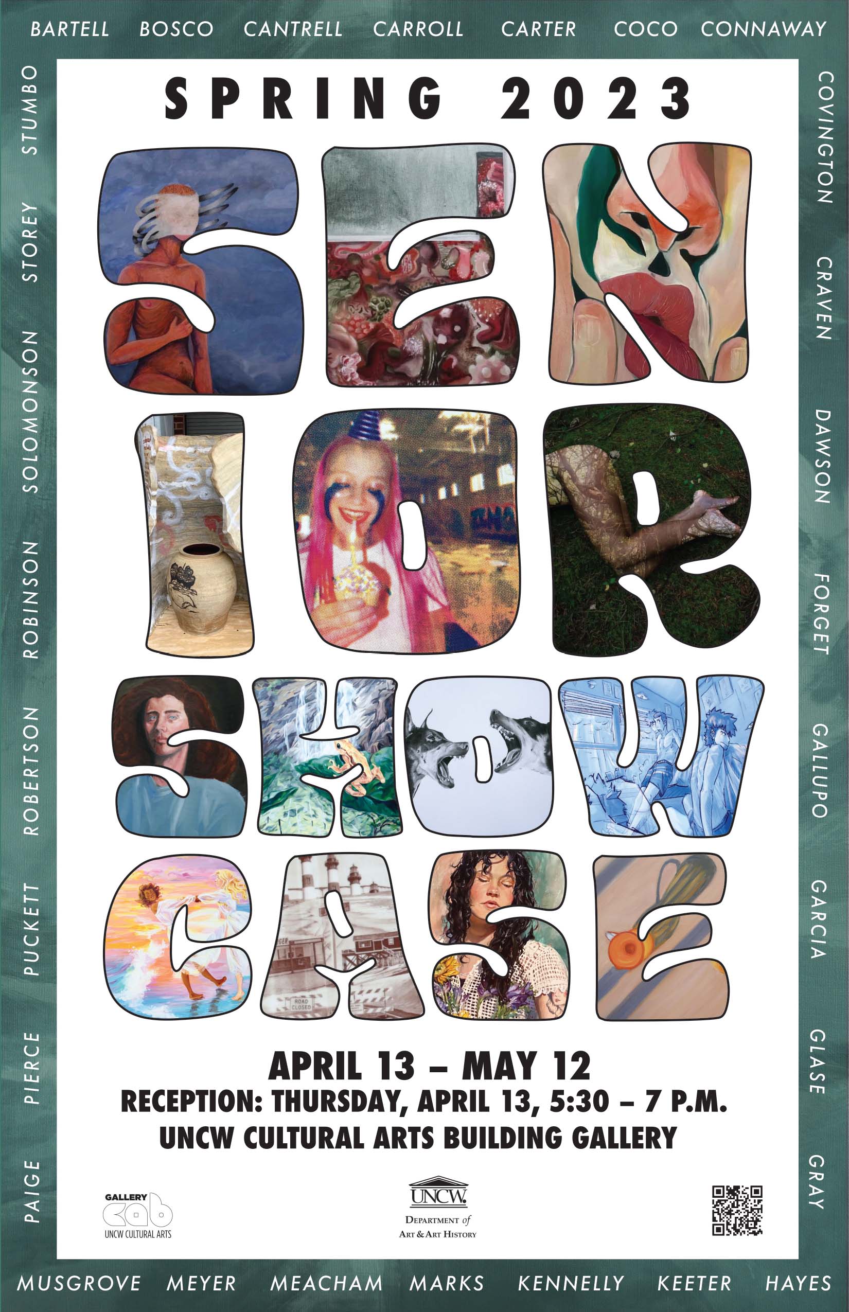 UNCW Presents: “Spring 2023 Senior Exhibition” | The Arts Council Of